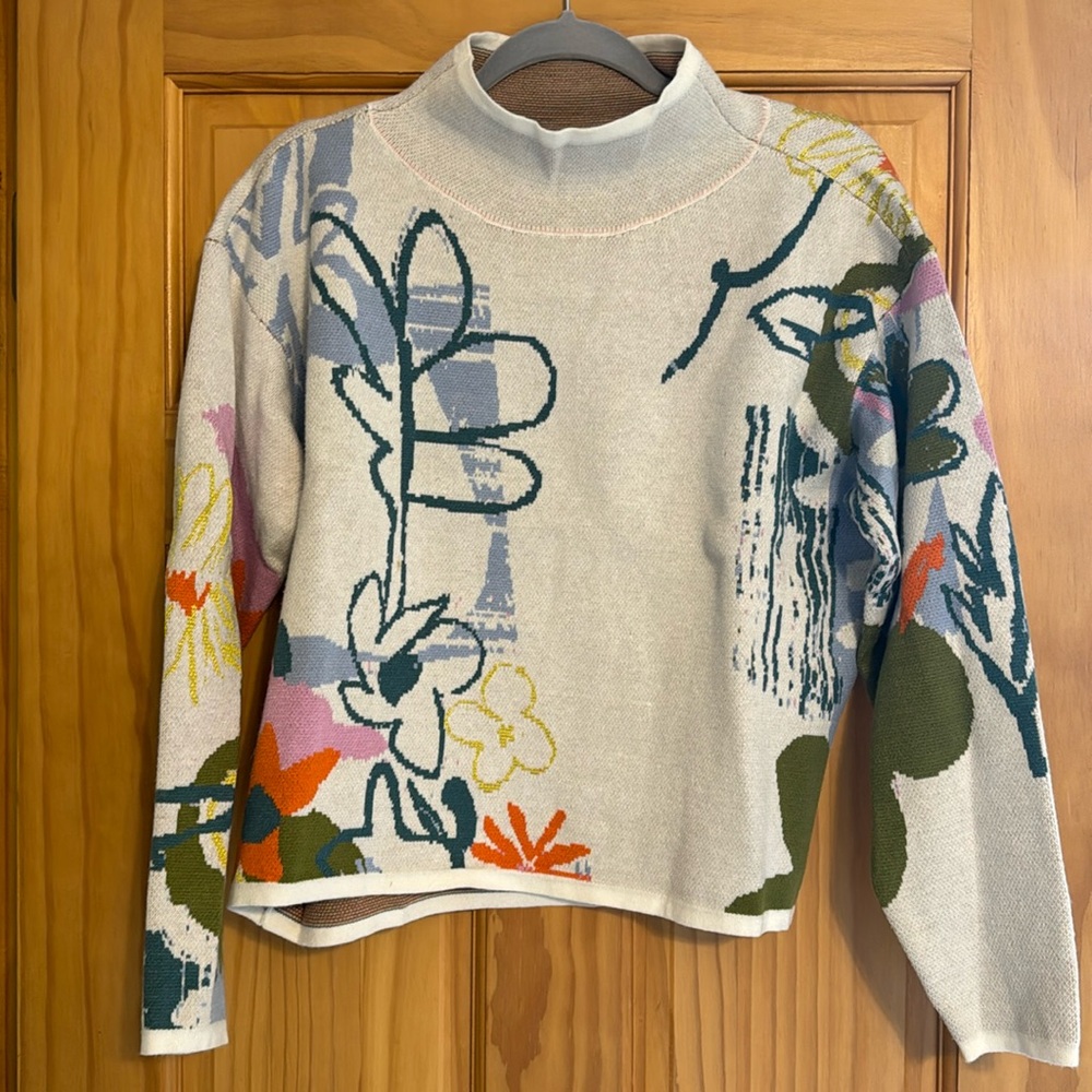 The Carys Mock-Neck Sweater by Maeve